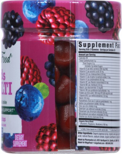 MegaFood® Kids Berrylicious Multi Gummies Perspective: right