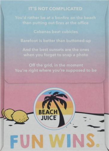 Beach Juice® Vodka Lemonade Perspective: right
