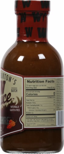 Bear & Burton's Fireshire™ Worcestershire Sauce Perspective: right