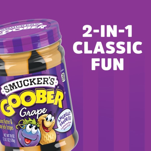 Smucker’s Goober Grape, Peanut Butter & Grape Jelly Stripes Perspective: right