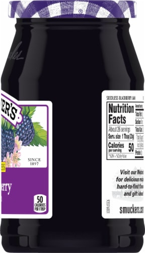 Smucker's® Seedless Blackberry Jam Perspective: right