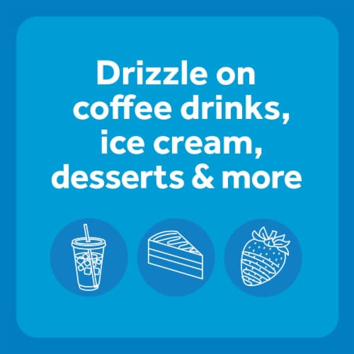 Smucker’s Drizzle Sugar Free Caramel Artificially Flavored Syrup Perspective: right
