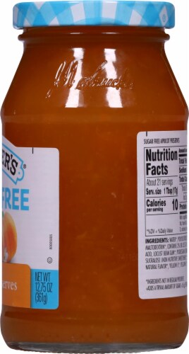 Smucker's Sugar Free Apricot Preserves Spread Perspective: right