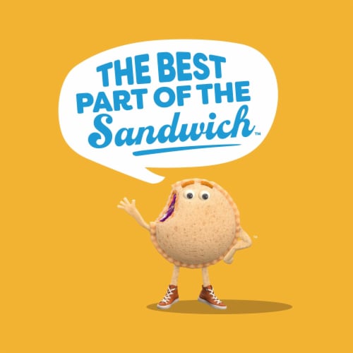 Smucker's Uncrustables Peanut Butter and Honey Spread Sandwiches Perspective: right