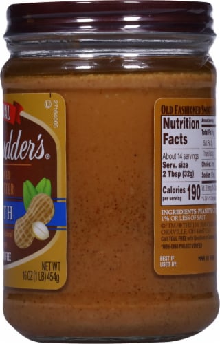 Laura Scudder's® All Natural Smooth Old Fashion Peanut Butter Perspective: right