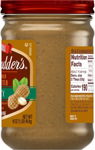 Laura Scudder's All Natural Nutty Old Fashioned Peanut Butter Perspective: right