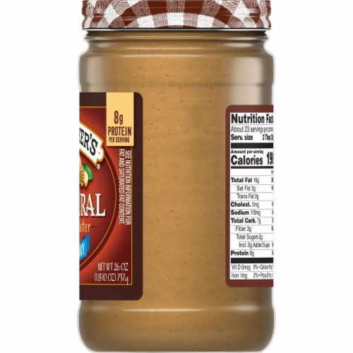 Smucker's Natural Creamy Peanut Butter Perspective: right