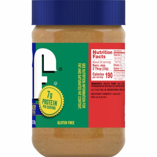 Jif Extra Crunchy Peanut Butter Perspective: right