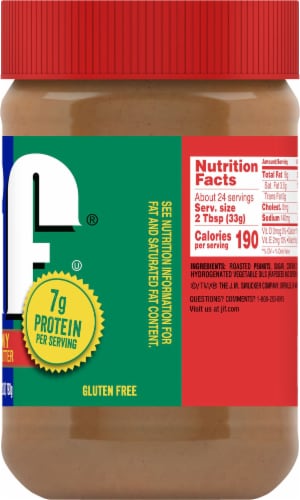 Jif® Creamy Peanut Butter Perspective: right