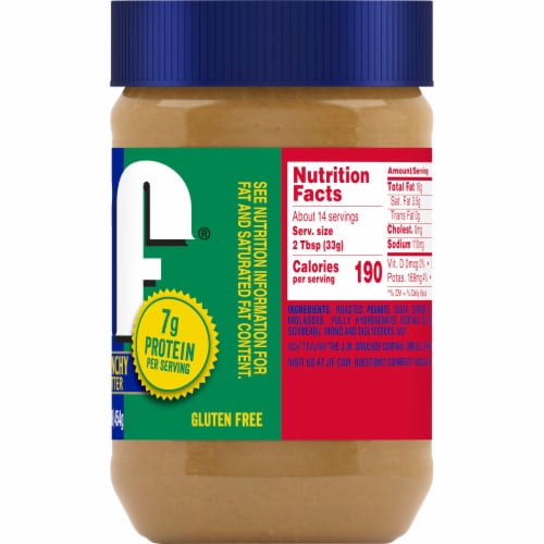 Jif® Extra Crunchy Peanut Butter Perspective: right