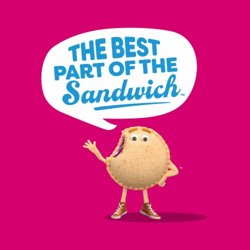 Smucker’s Uncrustables Peanut Butter & Raspberry Spread Sandwiches Perspective: right