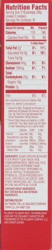 Pillsbury Chocolate Peppermint Cookie Icing Perspective: right