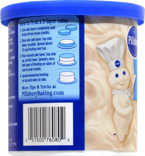 Pillsbury Creamy Supreme Vanilla Frosting Perspective: right