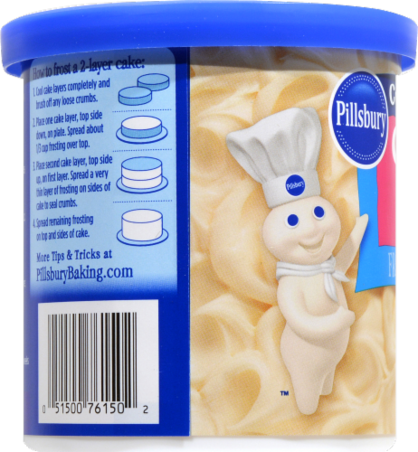 Pillsbury Creamy Supreme Cream Cheese Frosting Perspective: right
