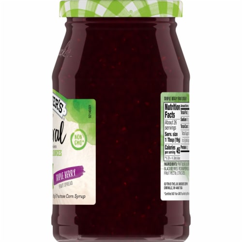 Smucker's® Natural Triple Berry Fruit Spread Perspective: right