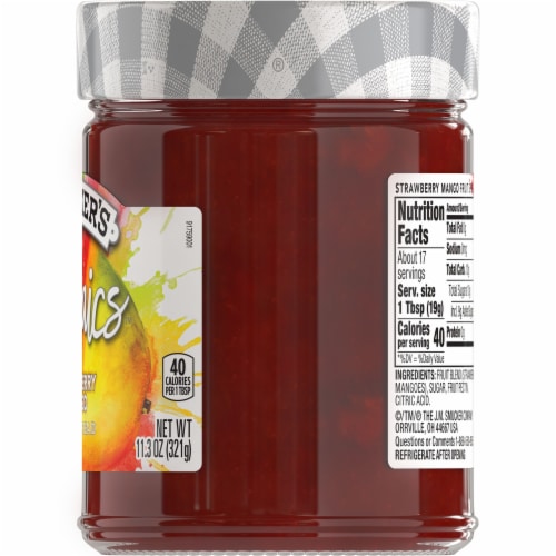 Smucker's Mosaics Strawberry Mango Fruit Spread Perspective: right