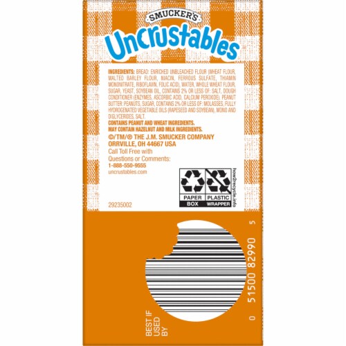 Smucker's® Peanut Butter Uncrustables® Perspective: right
