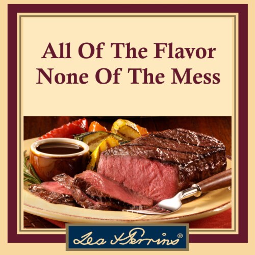 Lea & Perrins Marinade in a Bag Cracked Peppercorn Liquid Marinade Perspective: right
