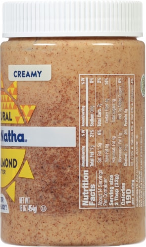 MaraNatha® Creamy Raw Almond Butter Perspective: right