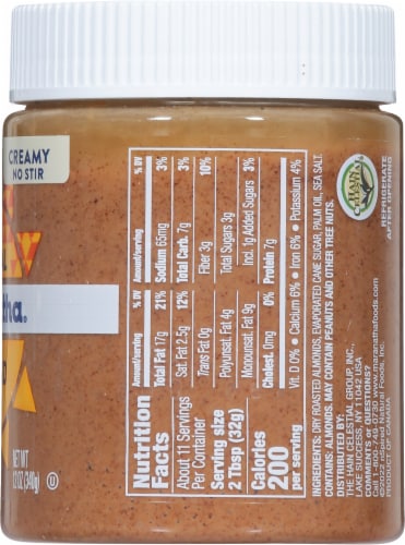 MaraNatha® Natural Creamy No Stir Almond Butter Perspective: right