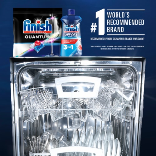 Finish® Powerball® Quantum Dish Detergent Tabs Perspective: right