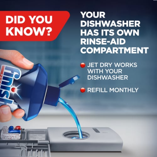 Finish Jet Dry Rinse Aid, Dishwasher Drying Agent Perspective: right