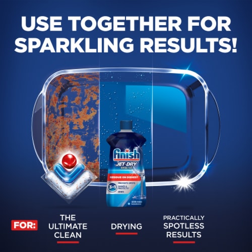 Finish Jet Dry Rinse Aid, Dishwasher Drying Agent Perspective: right