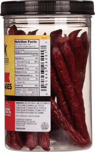 Tillamook Country Smoker Original Smoked Beef Stick Perspective: right