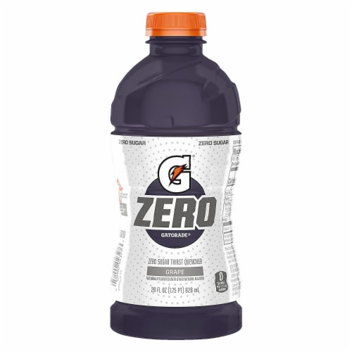 Gatorade® Zero Sugar Purple Grape Sports Drink Bottle Perspective: right