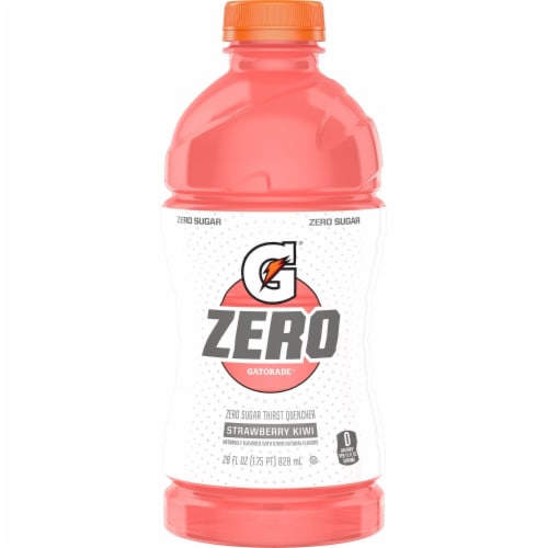 Gatorade® Zero Sugar Pink Strawberry Kiwi Sports Drink Bottle Perspective: right