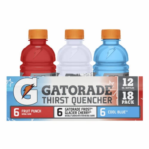 Gatorade® Red White Blue Sports Drink Mini Variety Pack Bottles Perspective: right