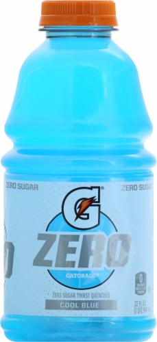 Gatorade Zero Sugar Thrist Quencher Cool Blue Sports Drink Perspective: right
