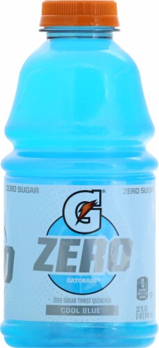 Gatorade Zero Sugar Thrist Quencher Cool Blue Sports Drink Perspective: right