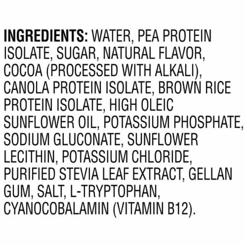 Muscle Milk® Plant-Based Chocolate Protein Shake Multipack Perspective: right