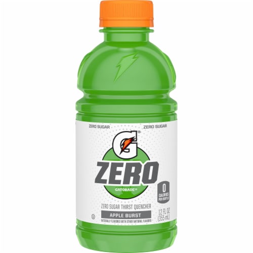 Gatorade® Zero Sugar Green Apple Burst Sports Drink Multipack Bottles Perspective: right