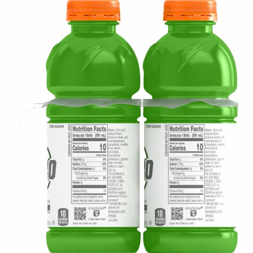 Gatorade® Apple Burst Zero Sugar Thirst Quencher Sport Drink Bottles Perspective: right
