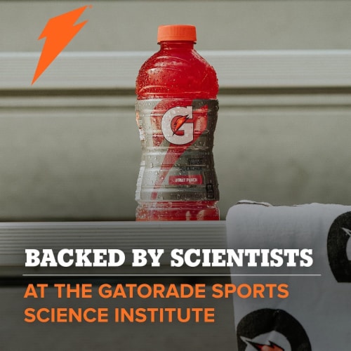 Gatorade Midnight Ice Sports Drink Bottle Perspective: right