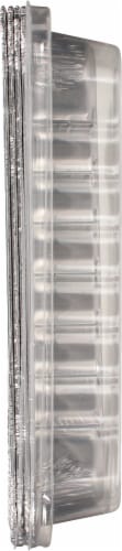 Handi-foil® Silver Cook-n-Carry® Cake Disposable Pans and Lids Perspective: right