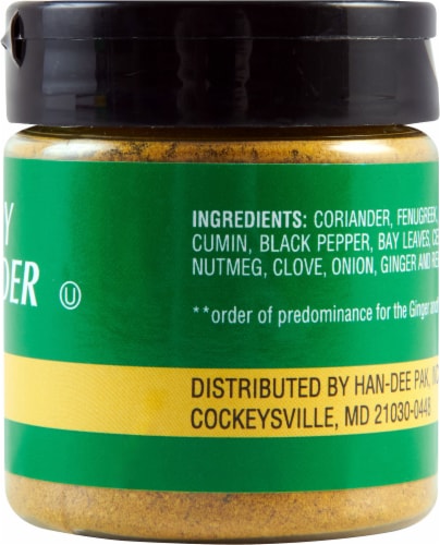 Spice Trend Curry Powder Perspective: right