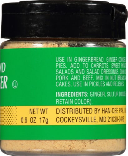 Spice Trend® Ground Ginger Perspective: right