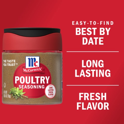 McCormick Poultry Seasoning Perspective: right