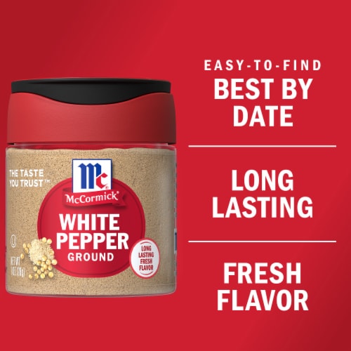 McCormick® Ground White Pepper Perspective: right