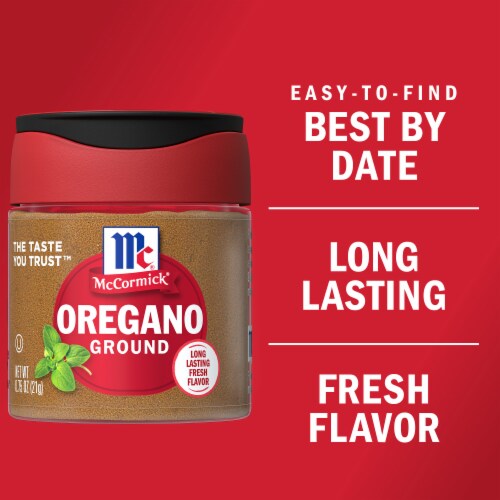 McCormick Ground Oregano Perspective: right
