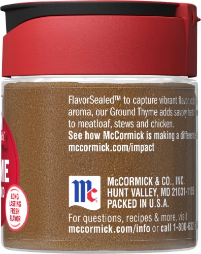 McCormick® Ground Thyme Perspective: right