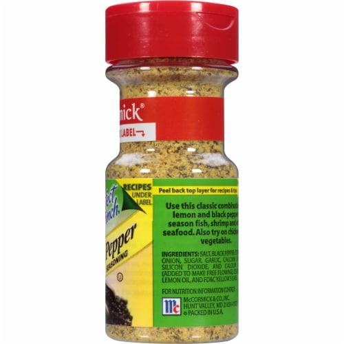 McCormick Perfect Pinch Lemon & Pepper Seasoning Shaker Perspective: right