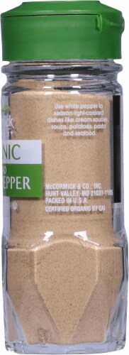 McCormick Gourmet™ Organic Ground White Pepper Perspective: right