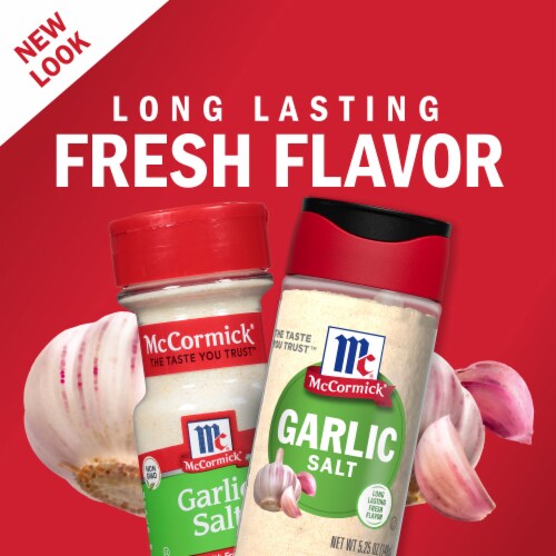 McCormick Garlic Salt Perspective: right