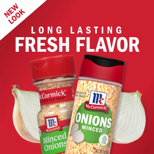 McCormick® Minced Onions Shaker Perspective: right