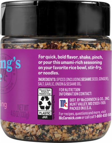 McCormick Flavor Makers Asian Rice Bowl Topping Seasoning Perspective: right