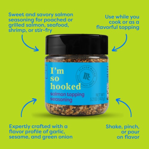 McCormick Flavor Maker Salmon Topping Flavor Maker Seasoning Perspective: right